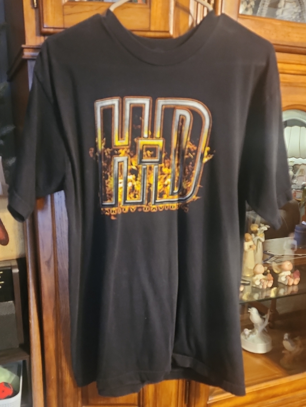 ‼️50%_5+Bundles‼️ Harley-Davidson Black Tee Vintage Motorcycle Graphic B1